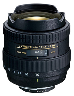 Tokina AT-X Fisheye10-17mm F3.5-4.5 DX
